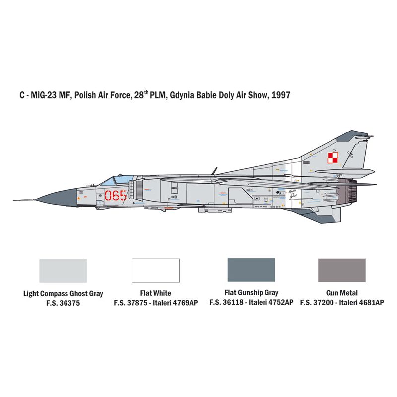 ITALERI 1/48 MiG-23 MF/BN 'Flogger'
