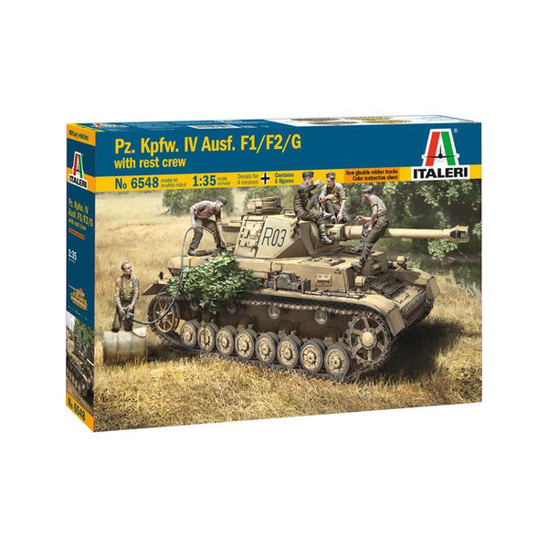 ITALERI 1/35 Pz. Kpfw. IV Ausf. F1/F2/G Early with Rest Crew