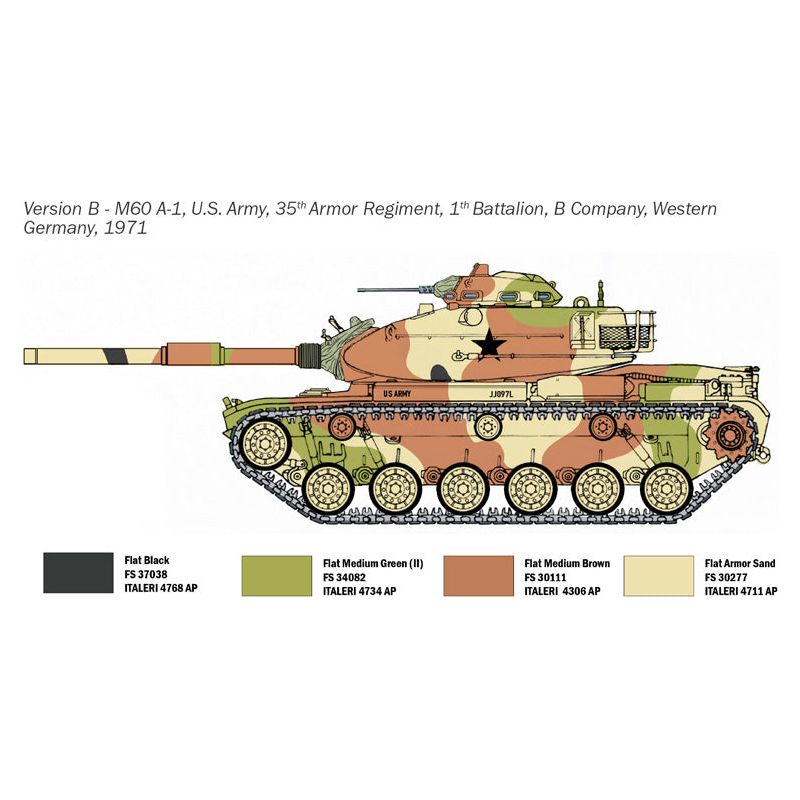 ITALERI 1/72 M60A1 Tank