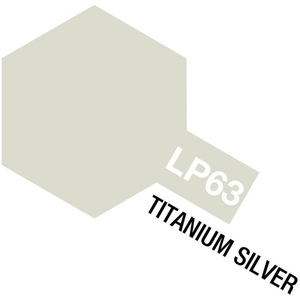 TAMIYA LP-63 Titanium Silver Lacquer Paint 10ml