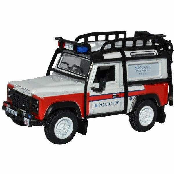 OXFORD 1/76 Scale Land Rover Defender 90 Station Wagon Hong