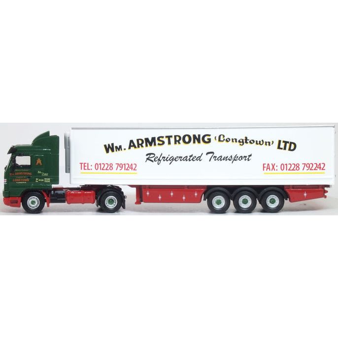 OXFORD 1/76 Scania 143 40ft Fridge Trailer William Armstrong