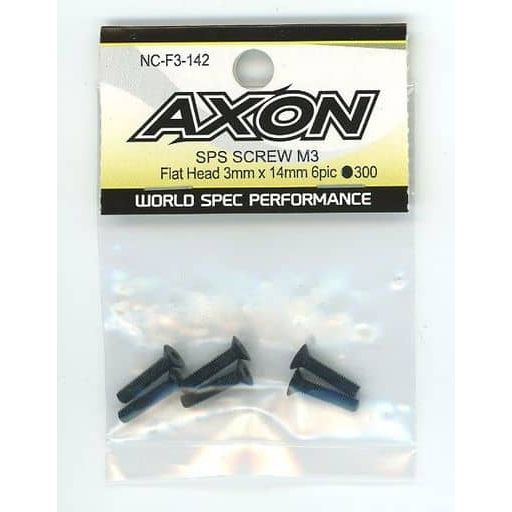 AXON SPS SCREW M3 / Flat Head 3mm x 14mm 6pic  (steel)