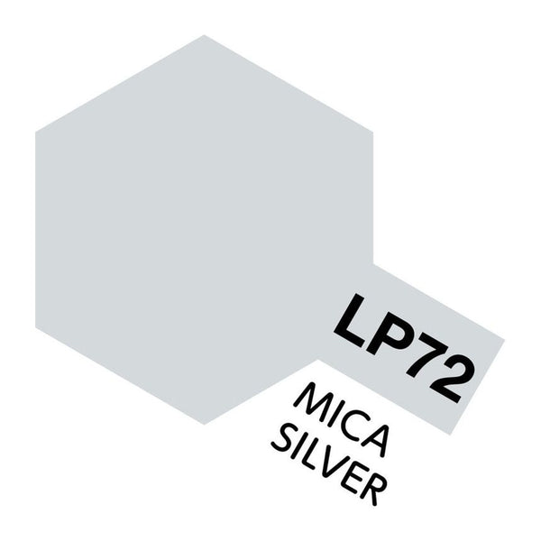 TAMIYA LP-72 Mica Silver Lacquer Paint 10ml