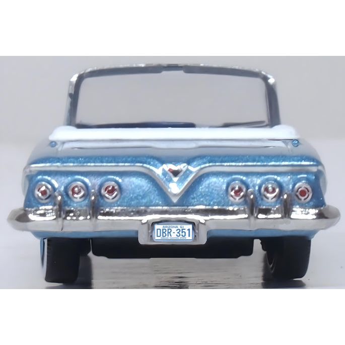 OXFORD 1/87 Chevrolet Impala 1961 Blue/White
