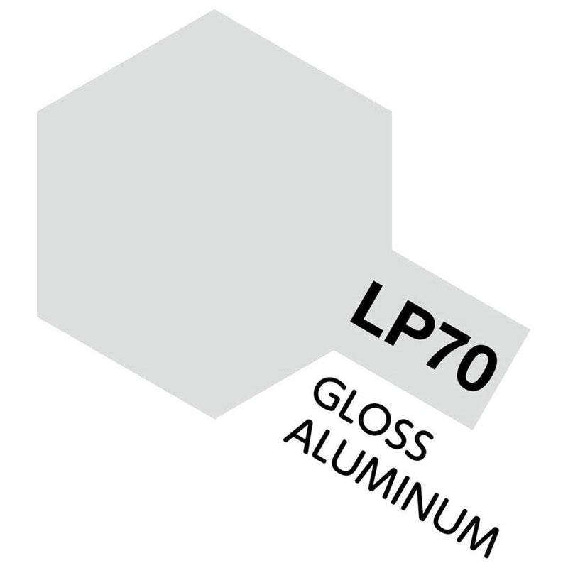 TAMIYA LP-70 Gloss Aluminium Lacquer Paint 10ml
