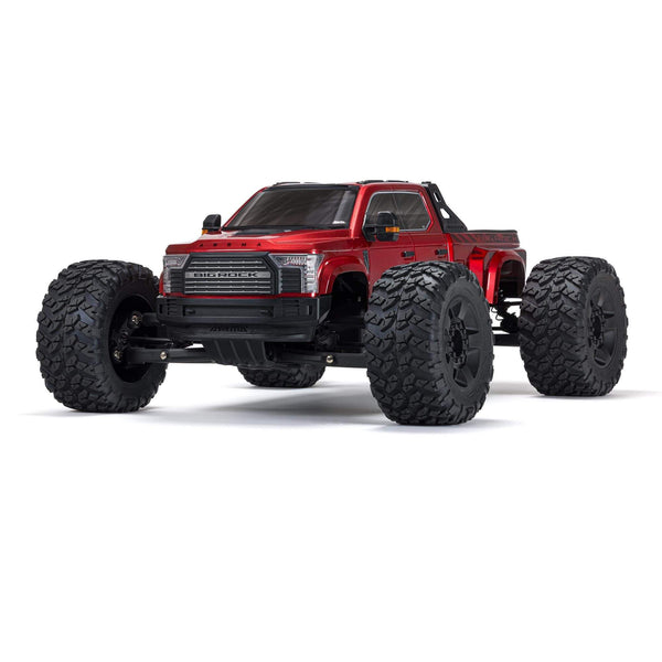 ARRMA Big Rock 6S 4WD BLX 1/7 Monster Truck RTR, Red