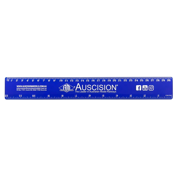 AUSCISION Auscision 30cm Plastic Ruler