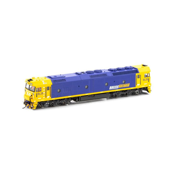 AUSCISION HO BL28 Pacific National Intermodal Blue & Yellow