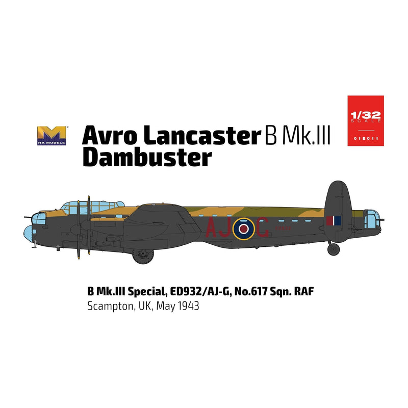 HONG KONG MODELS 1/32 Avro Lancaster B Mk.III Dambuster