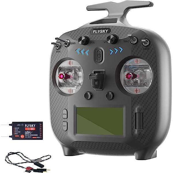 Flysky ST8 2.4G UPGRADED with 1 Receiver fixed-wing, delta-wing, glider, helicopter, multi-axis, FPV, car model, engineering vehicle, robot,