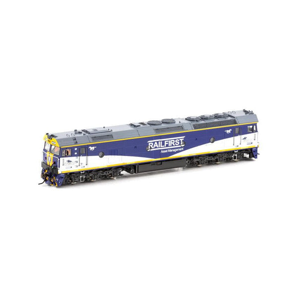 AUSCISION HO G515 RailFirst Blue/Yellow/Silver - DCC Sound Fitted