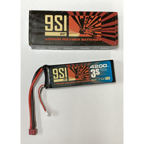 NINESTEPS 4200mAh 11.1V 50C 3 Cell LiPo Battery Soft Case (Deans)
