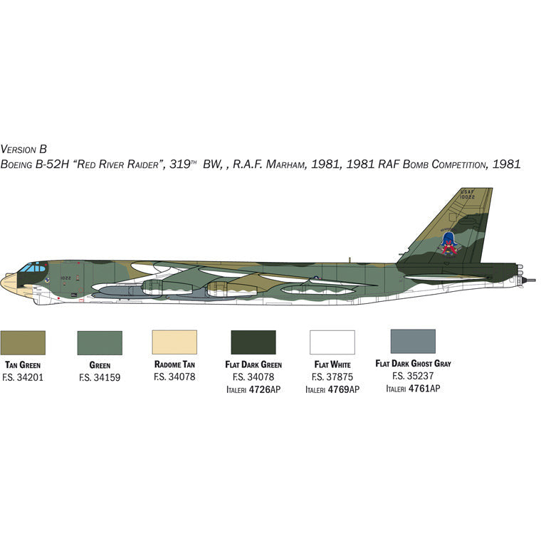 ITALERI 1/72 B-52H Stratofortress