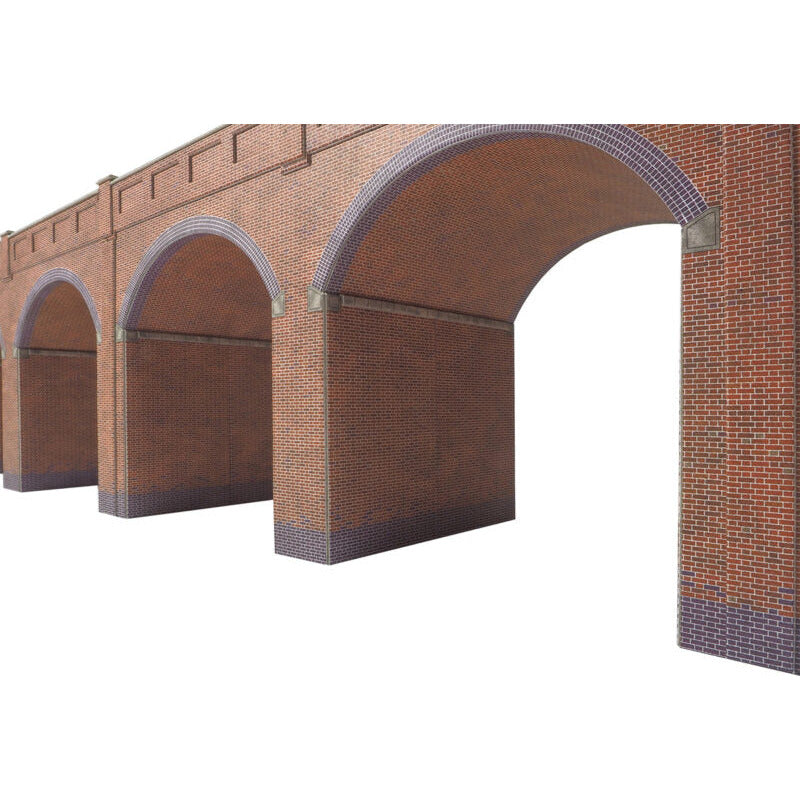 METCALFE OO/HO Red Brick Double Viaduct