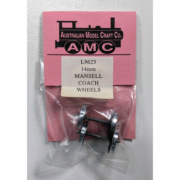 AMC 14mm Mansell Coach Disc Wheels (2)
