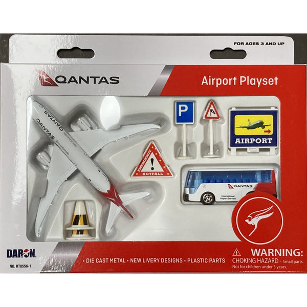 DARON Qantas Airport Playset