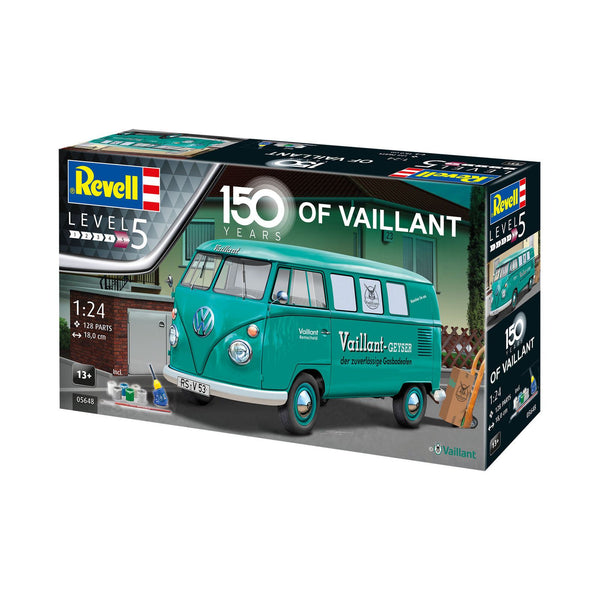 REVELL 1/24 Scale Geschenkset 150 years of Vaillant VW T1 Bus