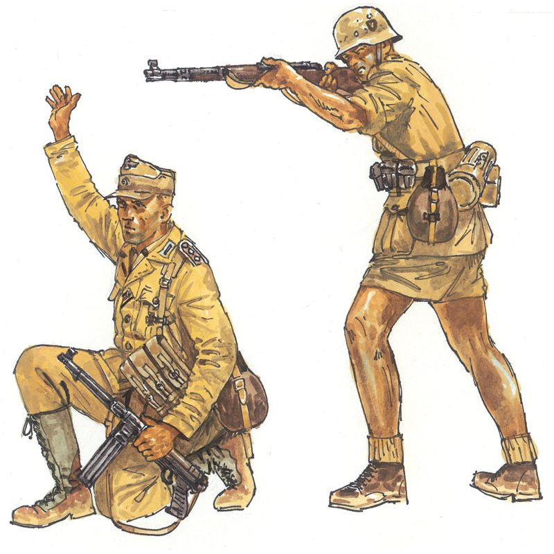 ITALERI 1/72 WWII German Afrika Corps