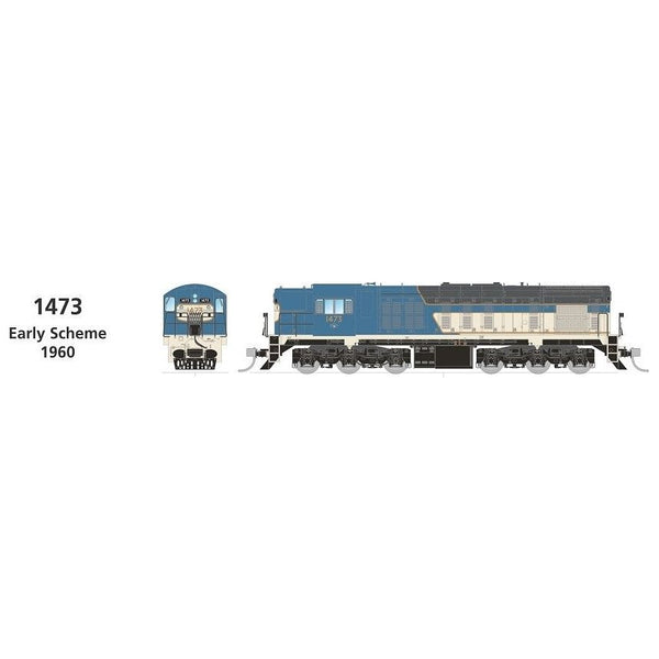 SDS MODELS HOn3.5 QR 1460 Class Locomotive #1473 Early Scheme 1960