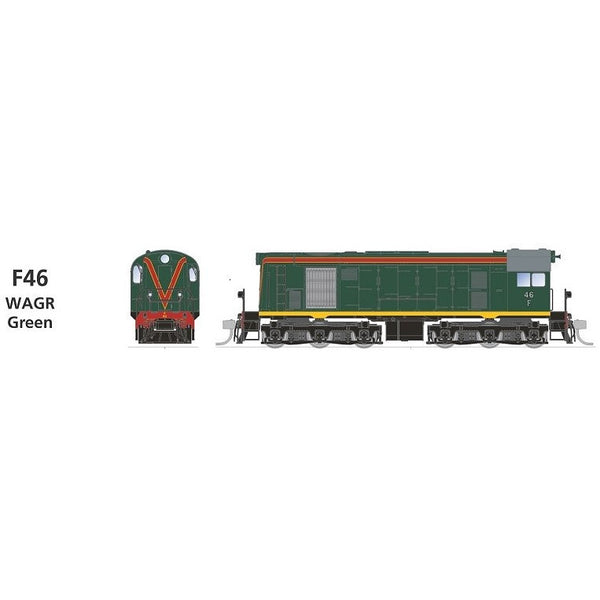 SDS MODELS HOn3.5 WAGR F Class F46 WAGR Green