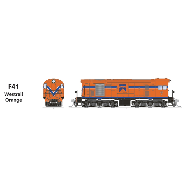 SDS MODELS HO WAGR F Class F41 Westrail Orange