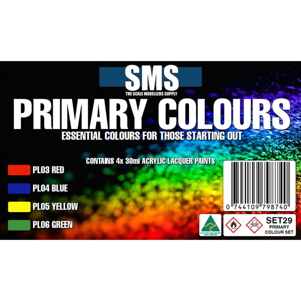 SMS Primary Colours Colour Set