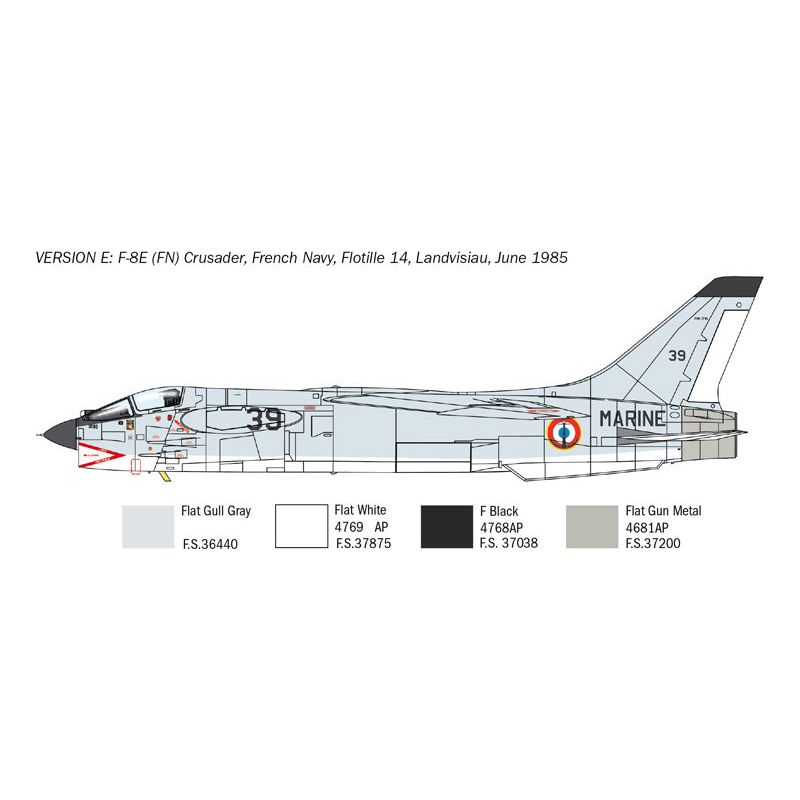 ITALERI 1/72 F-8E Crusader Super Decal Sheet