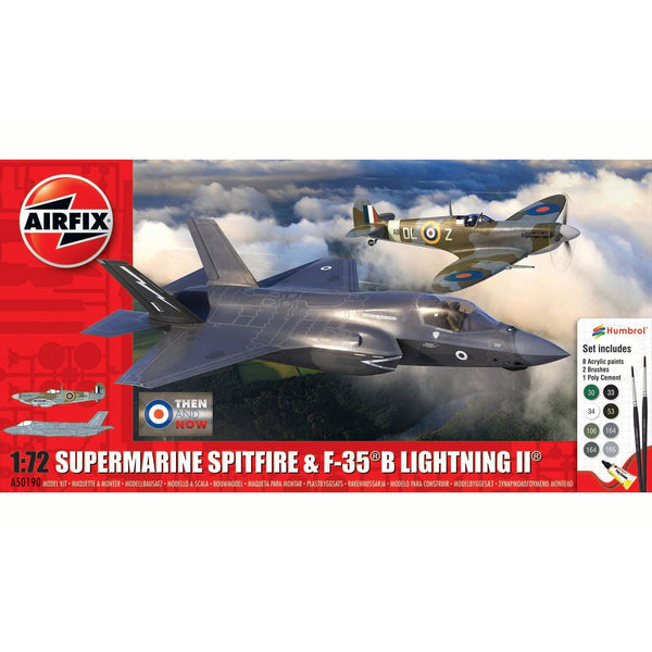 AIRFIX 1/72 Supermarine Spitfire & F-35B Lightning II 'Then and Now'