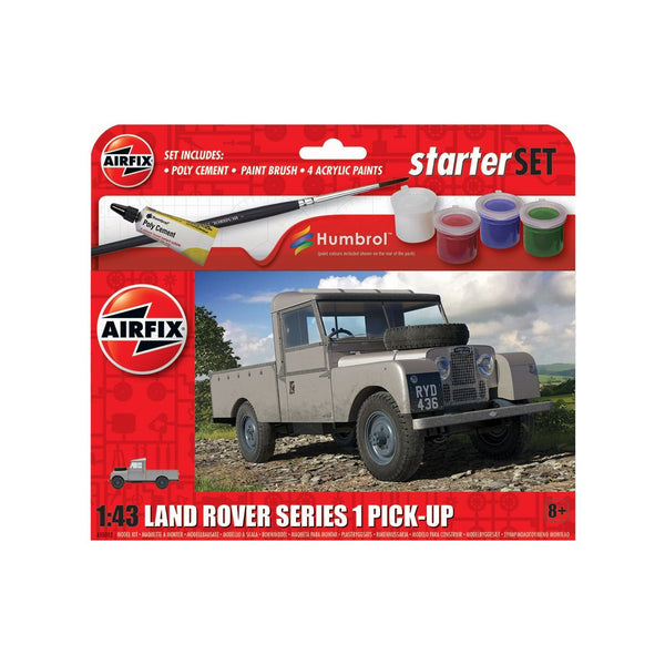 AIRFIX 1/43 Starter Set Land Rover Series 1 Pick-Up