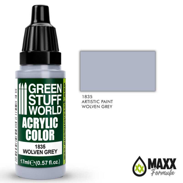 GREEN STUFF WORLD Acrylic Color - Wolven Grey 17ml