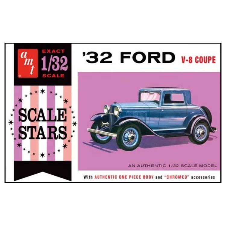 AMT 1/32 1932 Ford V-8 Coupe Scale Stars