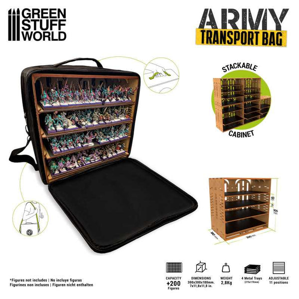 GREEN STUFF WORLD Army Transport Bag