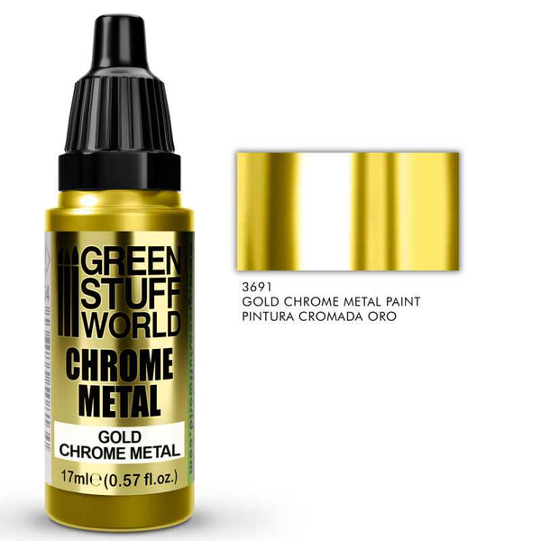 GREEN STUFF WORLD Chrome Metal - Gold 17ml