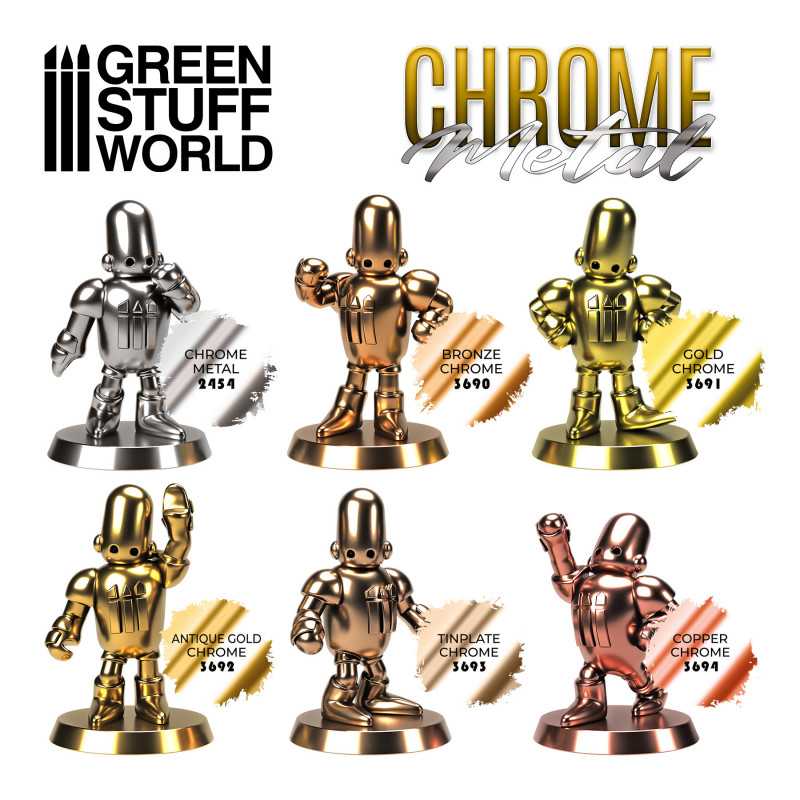 GREEN STUFF WORLD Chrome Metal - Gold 17ml