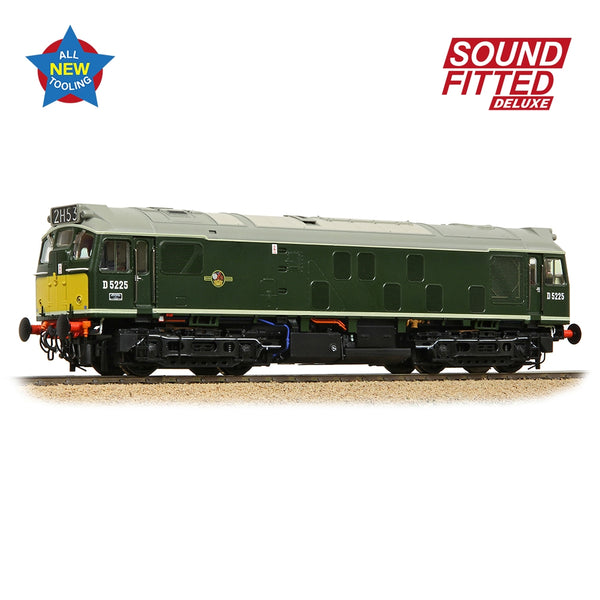 BRANCHLINE Class 25/1 D5225 BR Green (Small Yellow Panels)