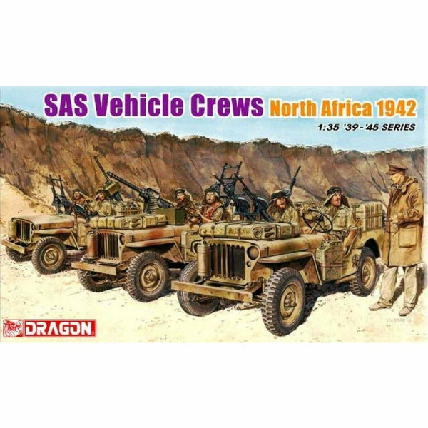 DRAGON 1/35 SAS Vehicle Crews North Africa 1942