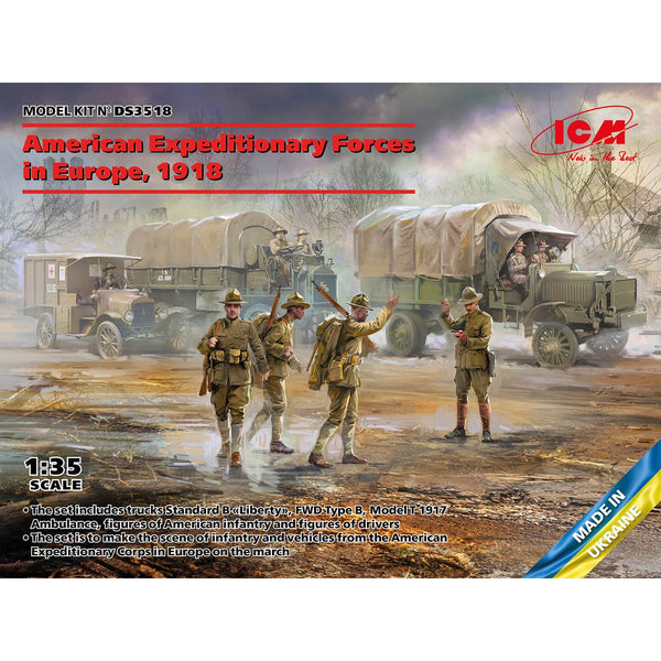 ICM 1/35 American Expeditionary Force in Europe 1918
