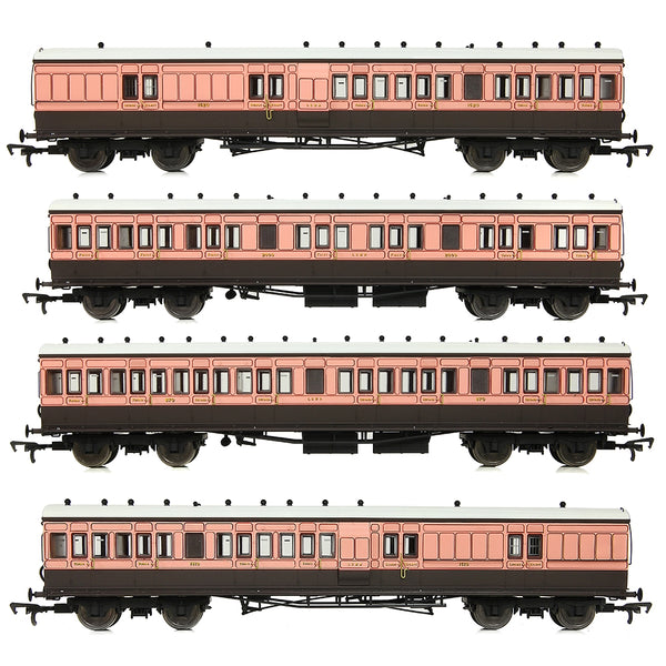 EFE RAIL OO LSWR Cross Country 4-Coach Pack LSWR Salmon & Brown