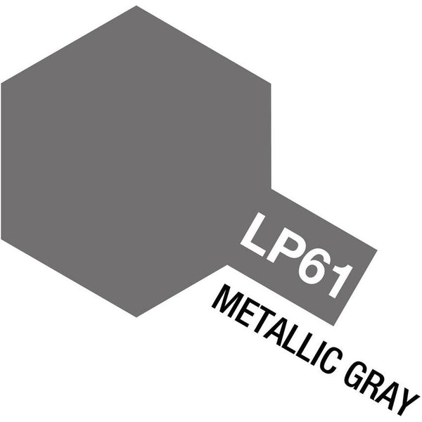 TAMIYA LP-61 Metallic Gray Lacquer Paint 10ml
