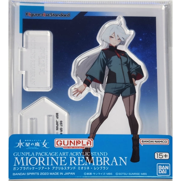 BANDAI Gunpla Package Art Acrylic Stand The Witch from Mercury Miorine