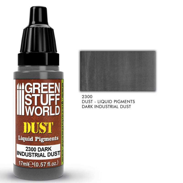 GREEN STUFF WORLD Liquid Pigments Dark Industrial Dust 17ml
