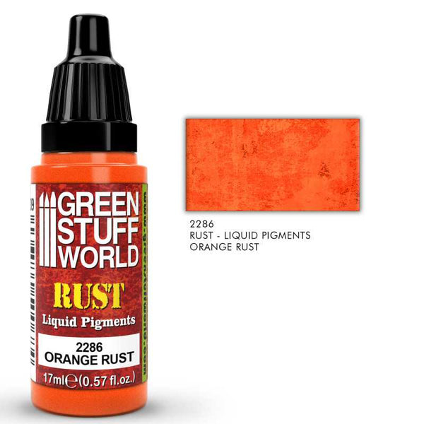 GREEN STUFF WORLD Liquid Pigments Orange Rust 17ml