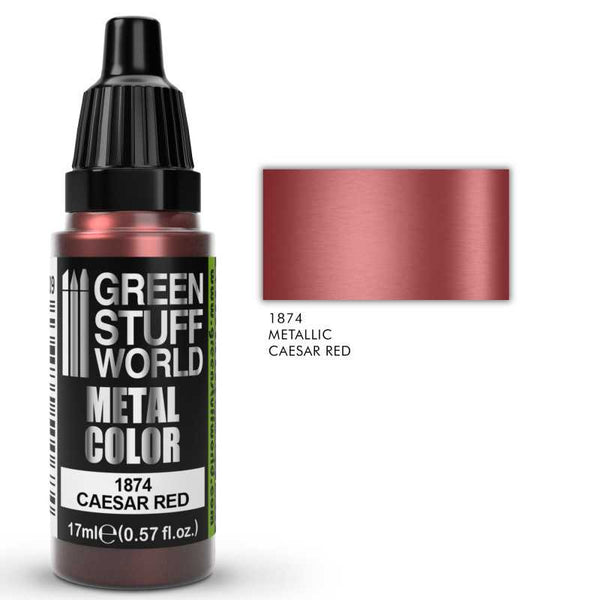 GREEN STUFF WORLD Metallic Paint Caesar Red 17ml