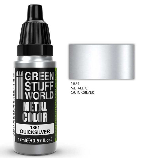 GREEN STUFF WORLD Metallic Paint Quicksliver 17ml