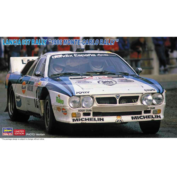 HASEGAWA 1/24 Lancia 037 Rally "1986 Monte-Carlo Rally"