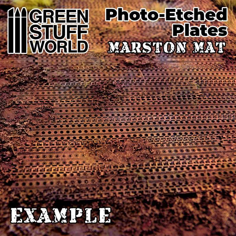 GREEN STUFF WORLD Photo-Etched Plates - Marston Mats 1/35