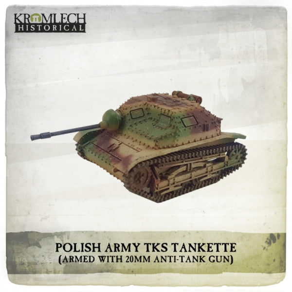 KROMLECH Polish Army TKS Tankette (Armed with 20mm Anti-Tank Gun)