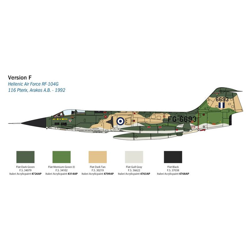 ITALERI 1/32 F-104G/S - RF-104G Starfighter