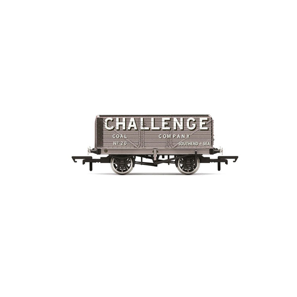 HORNBY OO 7 Plank Wagon, Challenge Coal Company - Era 3